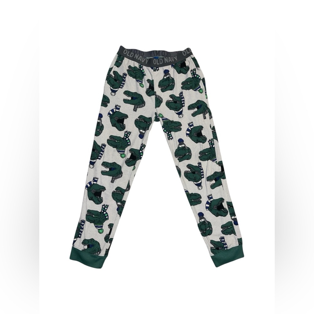 Boy’s Old Navy Green Dinosaur Pajama Pants